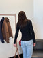 Après Actif- Ribbed Long Sleeve- Black