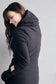 Pink Cement- Hoody- Black with Blue