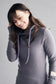 Pink Cement- Hoody- Grey with Purple-FINAL SALE
