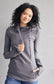 Pink Cement- Hoody- Grey with Purple-FINAL SALE