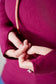 Pink Cement- Hoody- Merlot with Rose Gold