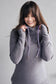 Pink Cement- Hoody- Grey with Purple-FINAL SALE