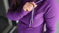 Pink Cement- 1/4 Zip- Deep Purple with Purple-FINAL SALE