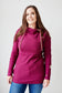 Pink Cement- Hoody- Merlot with Rose Gold