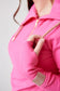 Pink Cement- 1/4 Zip- Fandango Pink with Rose Gold