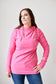 Pink Cement- Hoody- Fandango Pink with Rose Gold