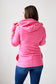 Pink Cement- 1/4 Zip- Fandango Pink with Black