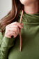 Pink Cement- Hoody- Moss with Rose Gold