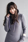 Pink Cement- Hoody- Grey with Purple-FINAL SALE