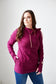 Pink Cement- 1/4 Zip- Merlot with Rose Gold